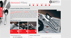 Desktop Screenshot of nerez-pribory.cz